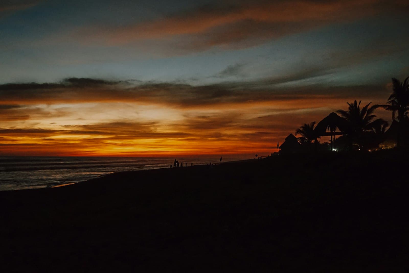 Hammock on the beach, El Paredón
